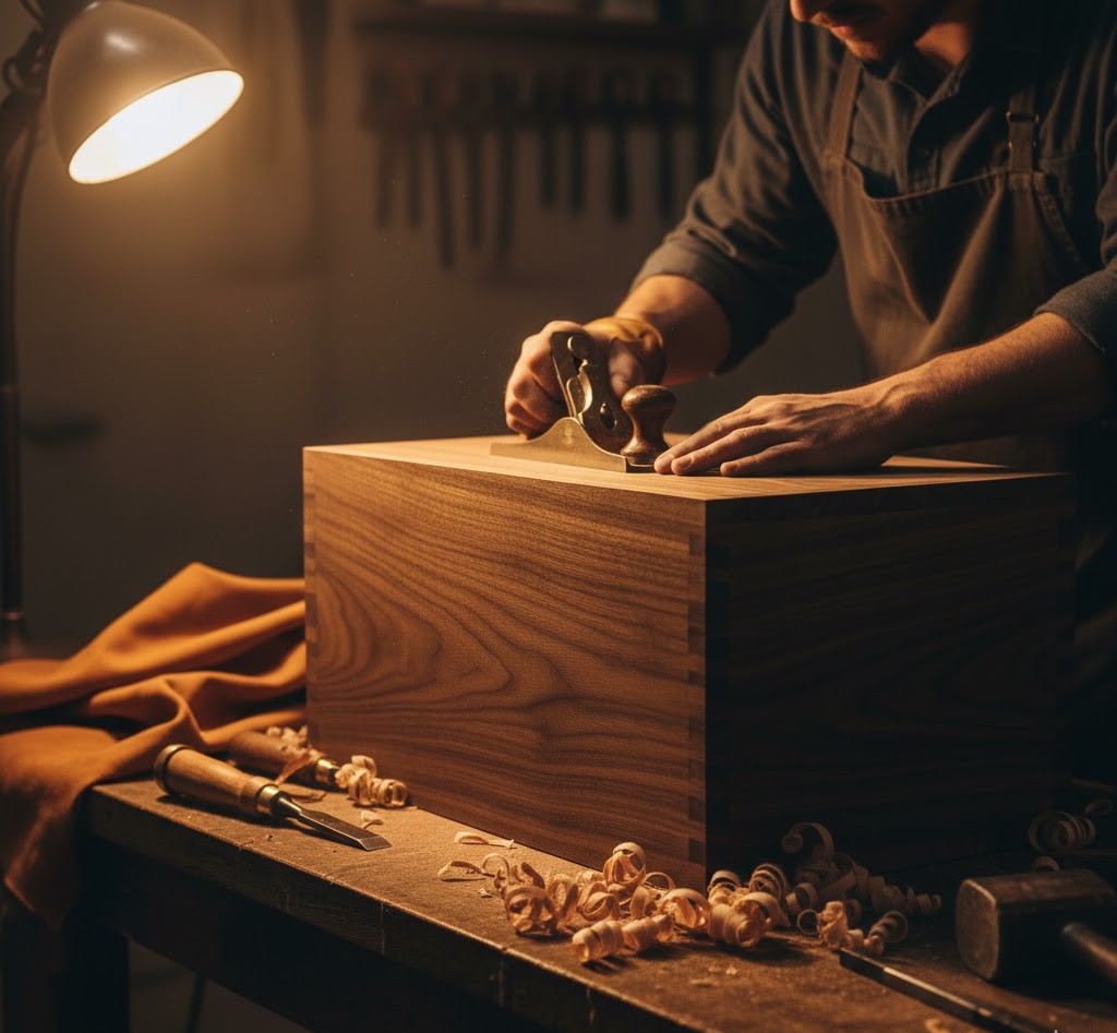 Furniture crafting in progress